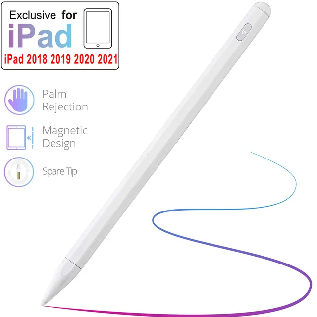 Stylus Pencil for iPad 9th & 10th Generation, Active Pen with Palm  Rejection Compatible with 2018-2022 Apple iPad 10th 9th 8th Gen/iPad Pro 11  & 12.9