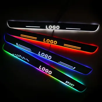 

LED Door Sill Streamed For BUICK ENCORE Closed Off-Road Vehicle 2012-2020 Scuff Plate Acrylic Door Sills Car Sticker Accessories