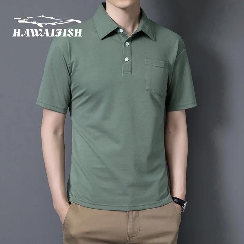 

Polo Shirt Fashion Brand Clothing 2021 New Summer Men's Polos Shirts Short Sleeve 100% Cotton Casual Polo Shirt High Quality