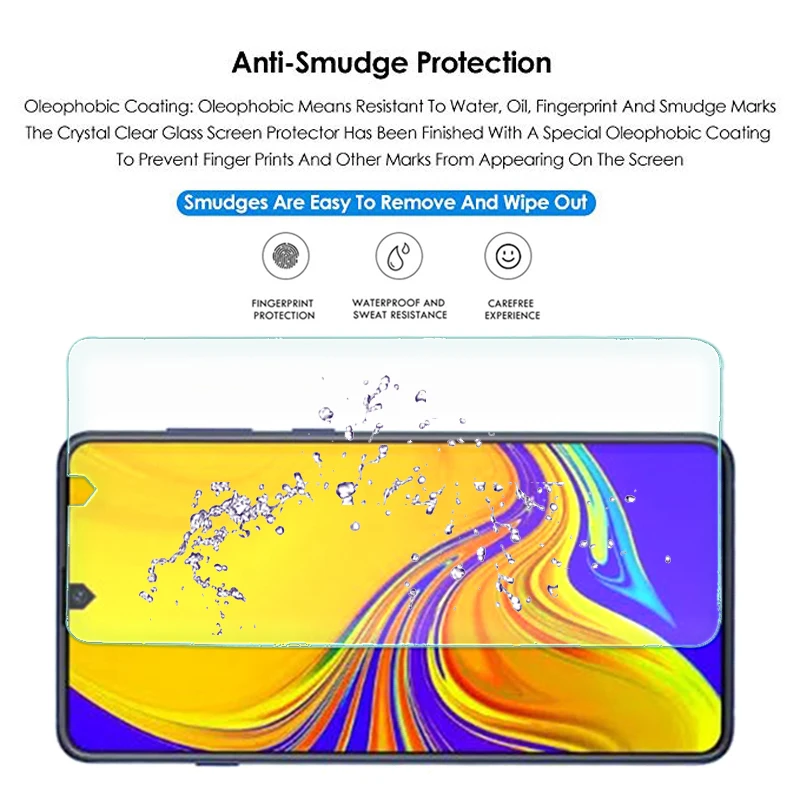 Для samsung Galaxy A10 A30 A40 A50 A60 A70 M10 M20 M30 A6 A8 J4 J6 закаленное Стекло A3 A5 A7 J3 J5 J7 Экран протектор