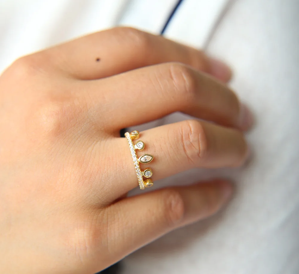 Anillos, прямые продажи, новинка, королевское цветное кольцо в форме короны, Aaa Cz, кольца для свадьбы, модные, Aneis De Ouro, циркониевые ювелирные изделия