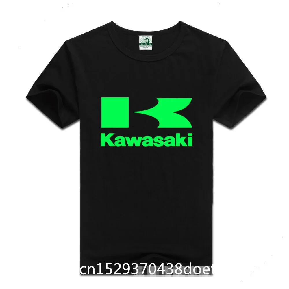 Новая классическая спортивная футболка для мотоциклиста Kawasaki 1 футболка модная мужская футболка для мотоциклиста TP - Цвет: Армейский зеленый