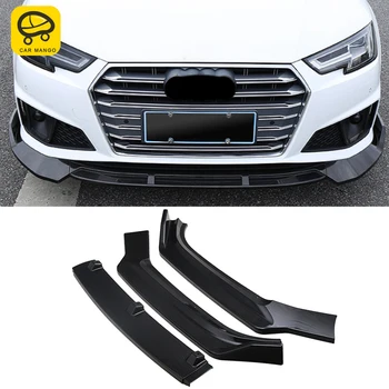 

CarManGo Car Accessories Body Kit Front Lip Chin Bumper Deflector Spoiler Diffuser Exterior Decoration for Audi A4 B9 2017-2020