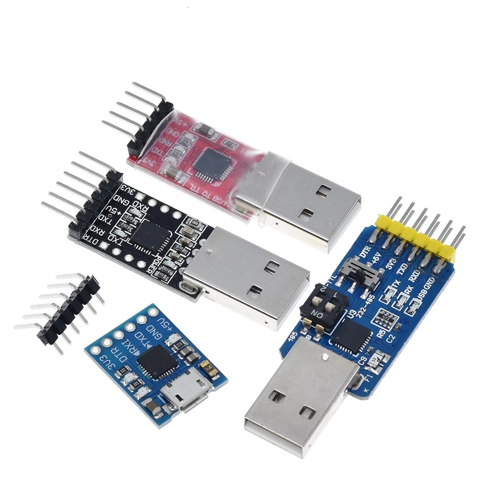 CP2102 USB 2,0 UART ttl 5PIN Соединительный модуль последовательный преобразователь STC Замена FT232 CH340 PL2303 CP2102 MICRO USB для aduino