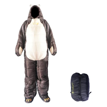 

Sleeping Bag Thickening Warm Single Backpacking Sleeping Bag Humanoid Sleeping Bag with Carry Bag for Outdoor Backpacking