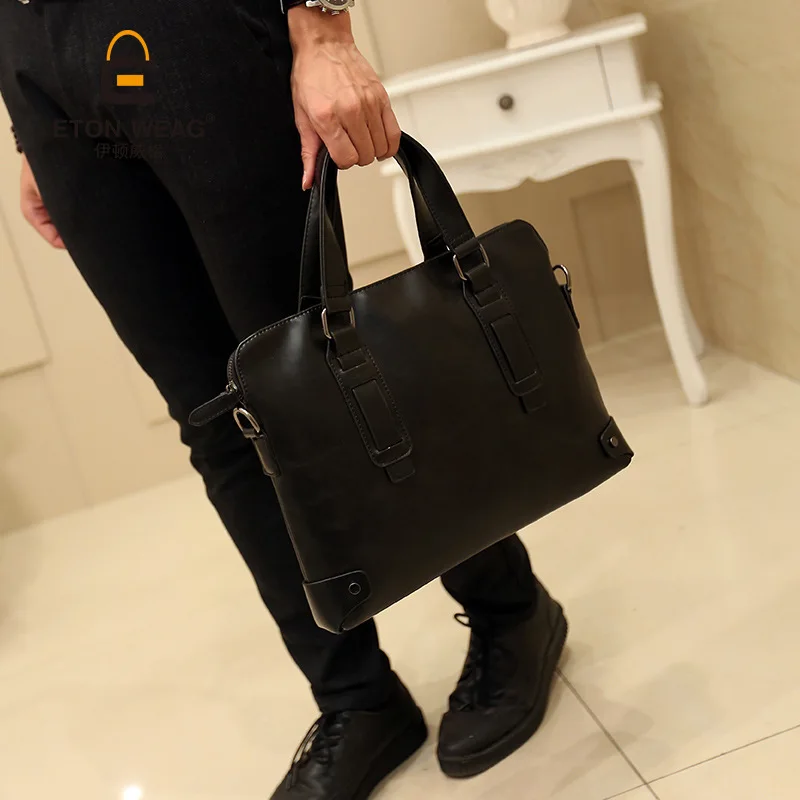 Новая Корейская мужская сумка деловая Повседневная сумка на одно плечо