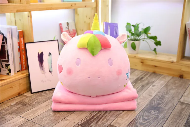Yangzhou ao игрушка новые продукты Единорог три в одном Подушка и одеяло Amazon AliExpress мой маленький воздушный чехол