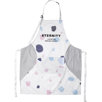 

Nordic PVC Abrasion Hand Apron Waterproof and Oil-Proof Apron Female Chef Adjustable Baking Accessories Commercial Restaurant