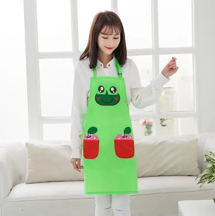Мультяшные карманы Япония женский фартук кухня hello Cook Водонепроницаемая Чистка кухонный Ресторан нагрудник kitty выпечки коврики барбекю