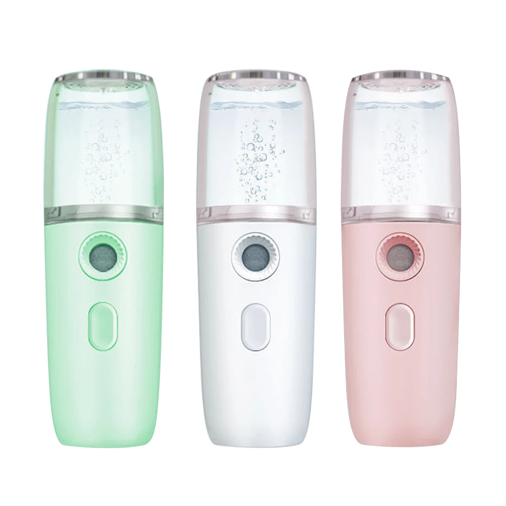 

Mini Facial Steamer Humidifier 350ml Face Skin Hydrating Mist Nebulizer Nano Mister Women Fade Fine Line Anti Aging Beauty Tools