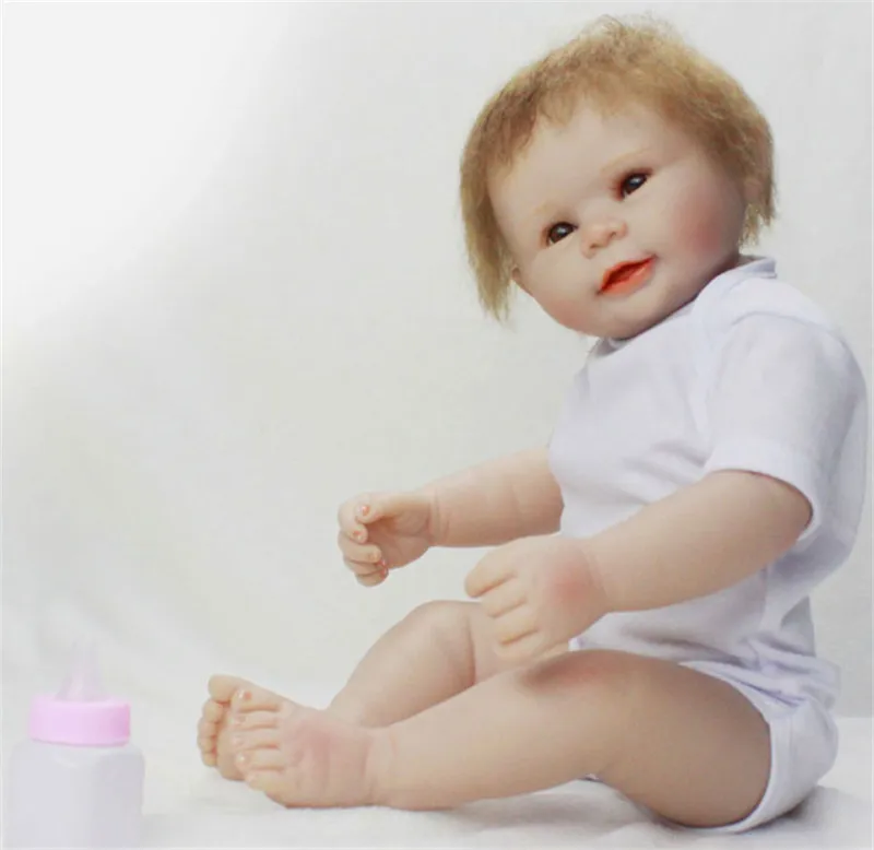 20 дюймов Boneca Reborn Menino реалистичный ребенок Reborn силиконовый Полный корпус Reborn для маленьких мальчиков Bebe Boneca Купание Игрушки Подарки Brinquedos