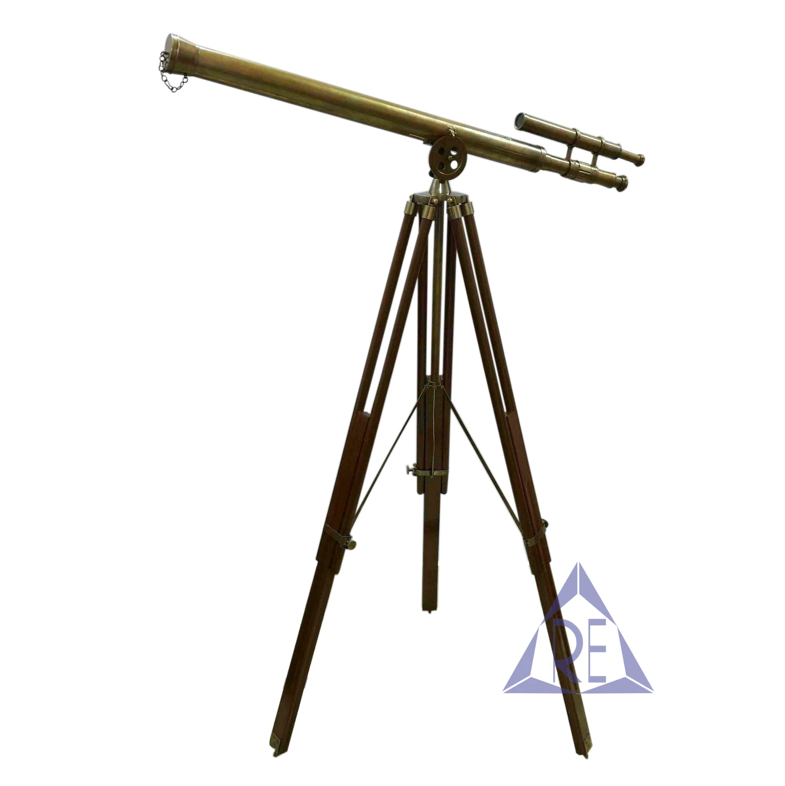 Brass nautical telescopio en trípode de madera-Náutico De Regalo-Decoración náutica 