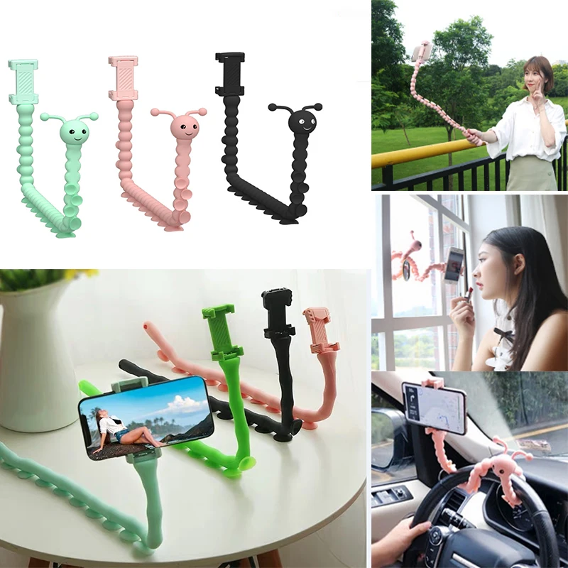 

Octopus Mini Tripod Holder for IPhone Cell Phone Holder Flexible Long Arm Lazy Phone Holder Clamp Mini Camera Tripod