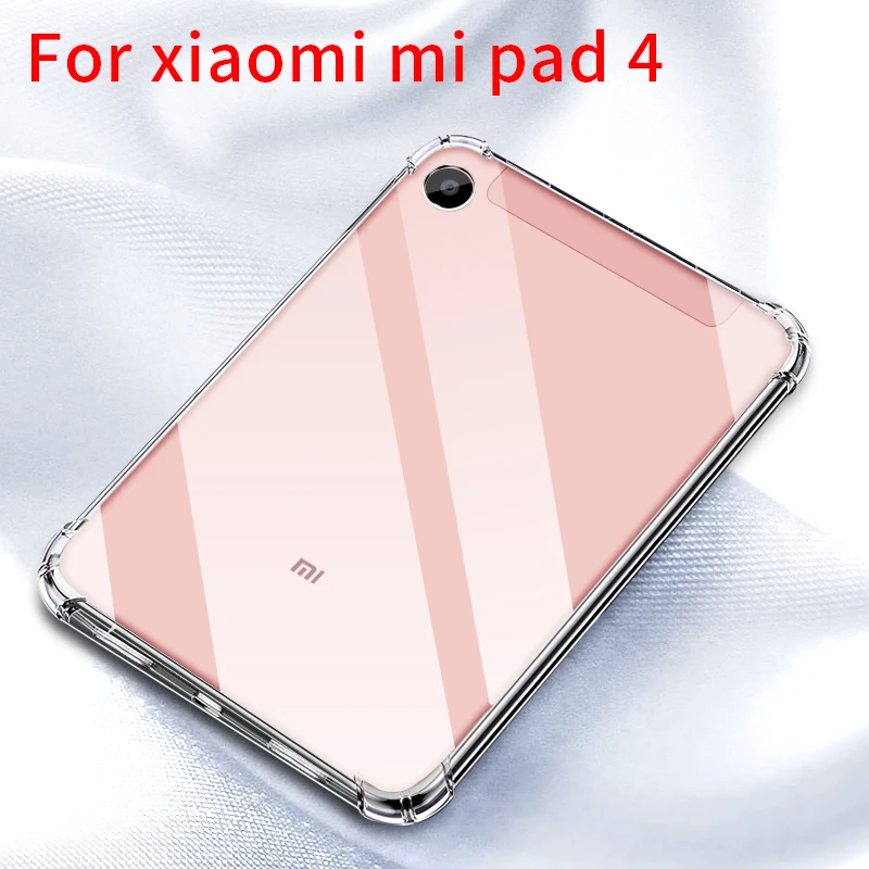 Чехол для xiaomi mi pad 4, тонкая Мягкая силиконовая задняя накладка из ТПУ, 8,0, 10,0 дюймов, для планшета, противоударный, Coque Funda, чехол для xiaomi mi pad 4 plus