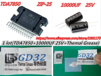 

TDA7850 TDA 7850 zip25 +1pcs 10000UF 25V capacitor + one bag thermal grease =A SET ORIGINAL