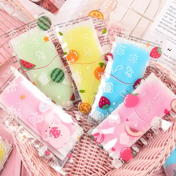 

20pcs/Pack Summer Cold Paste Cooling Refreshing Cold Ice Pack Cool Cute Cold Stickers Multi-functional Cooling Ice Stickers