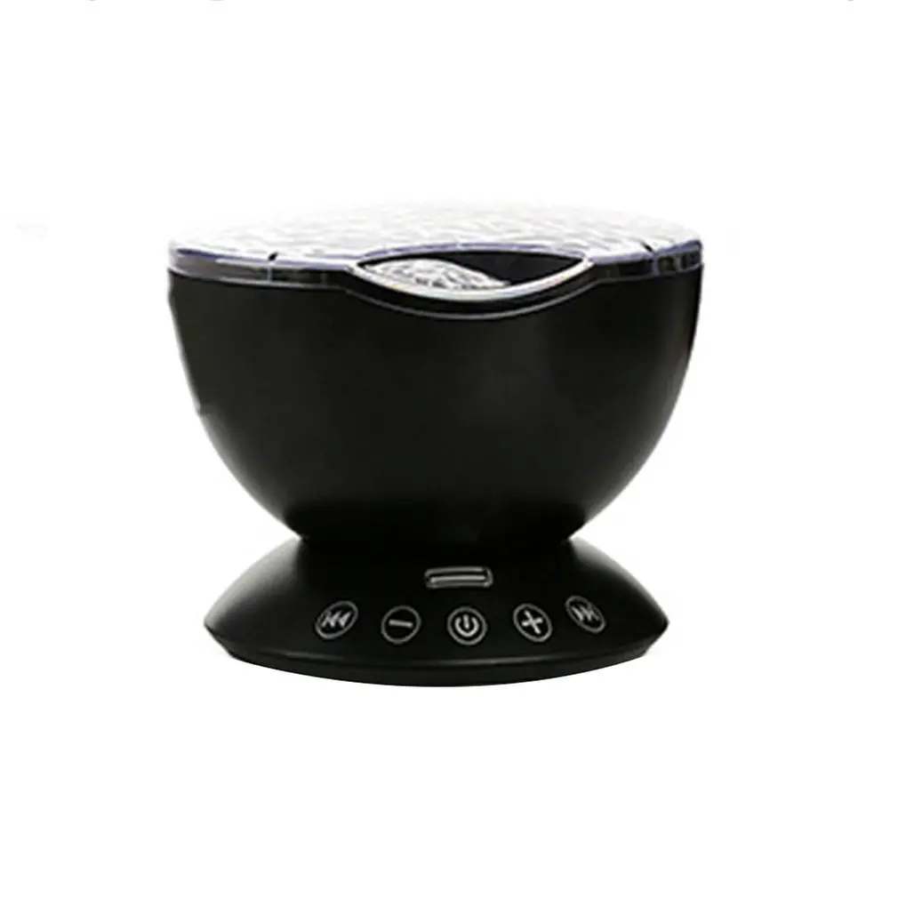 New Upgrade Romantic Ocean Wave Projector Starry Colorful Music+Lamp Card Night Light with Remote Controller Drop Shipping