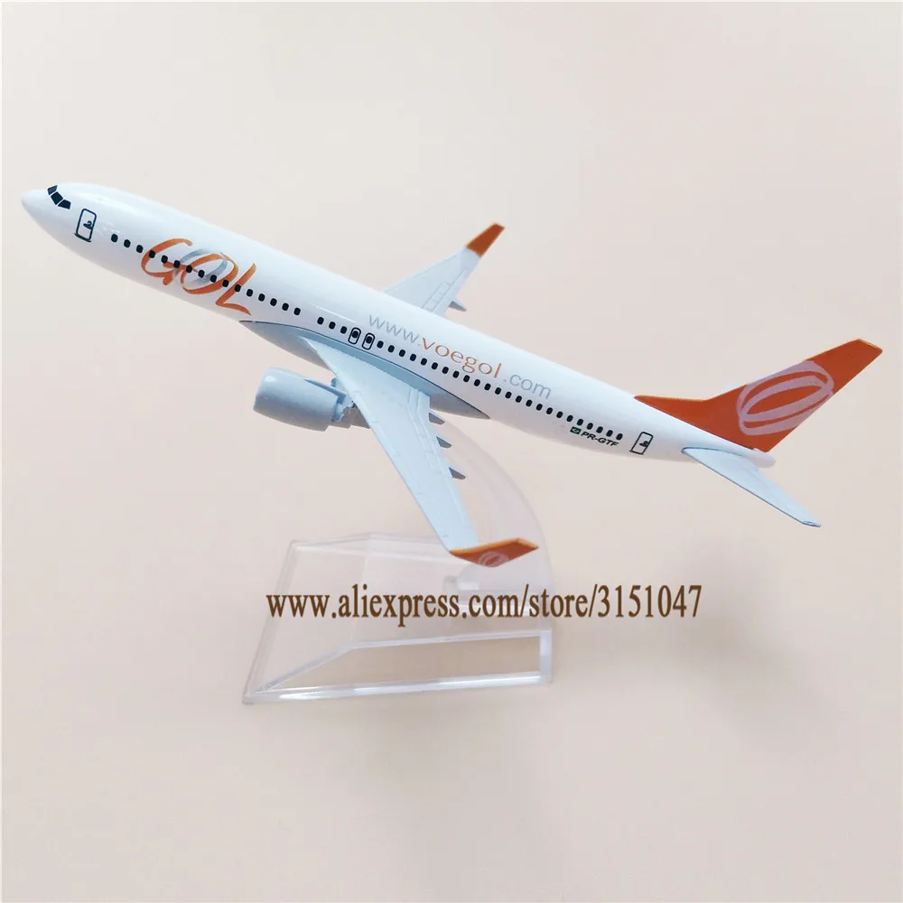Легированный Металл Air Brazil Gol B737 Airlines модель самолета Voegol Boeing 737 Airways подставка для