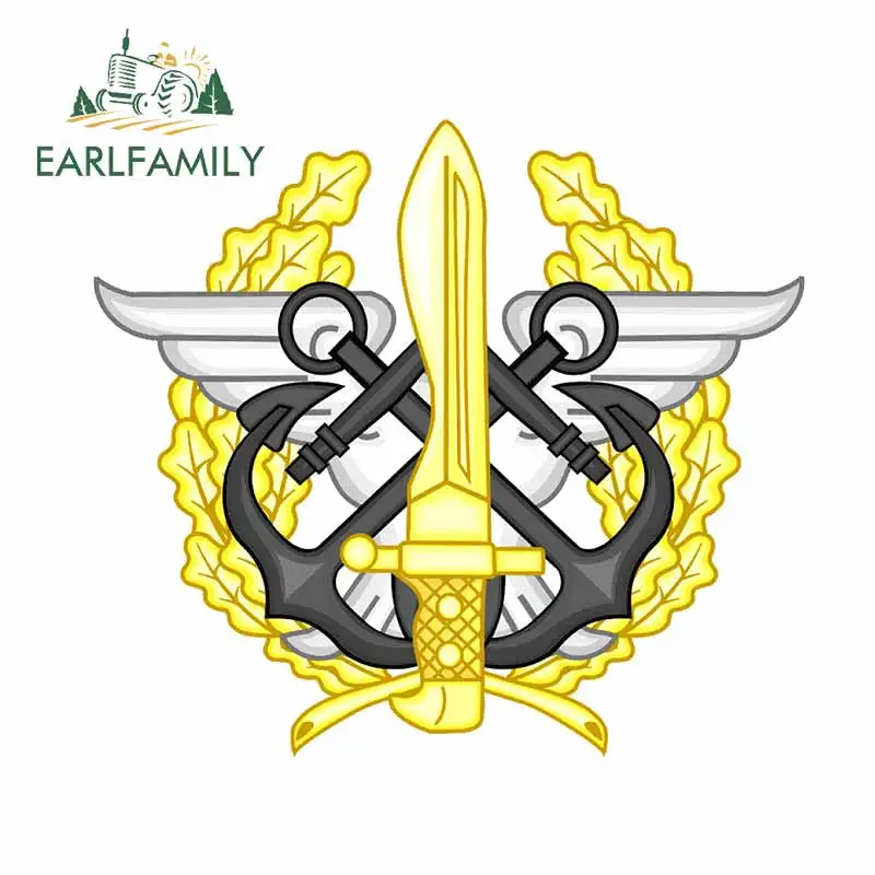 EARLFAMILY 13cm x 11.5cm Car Sticker Mando Conjunto de Operaciones Especiales Special Operations Vinyl Badge Decal Graphic | Автомобили и
