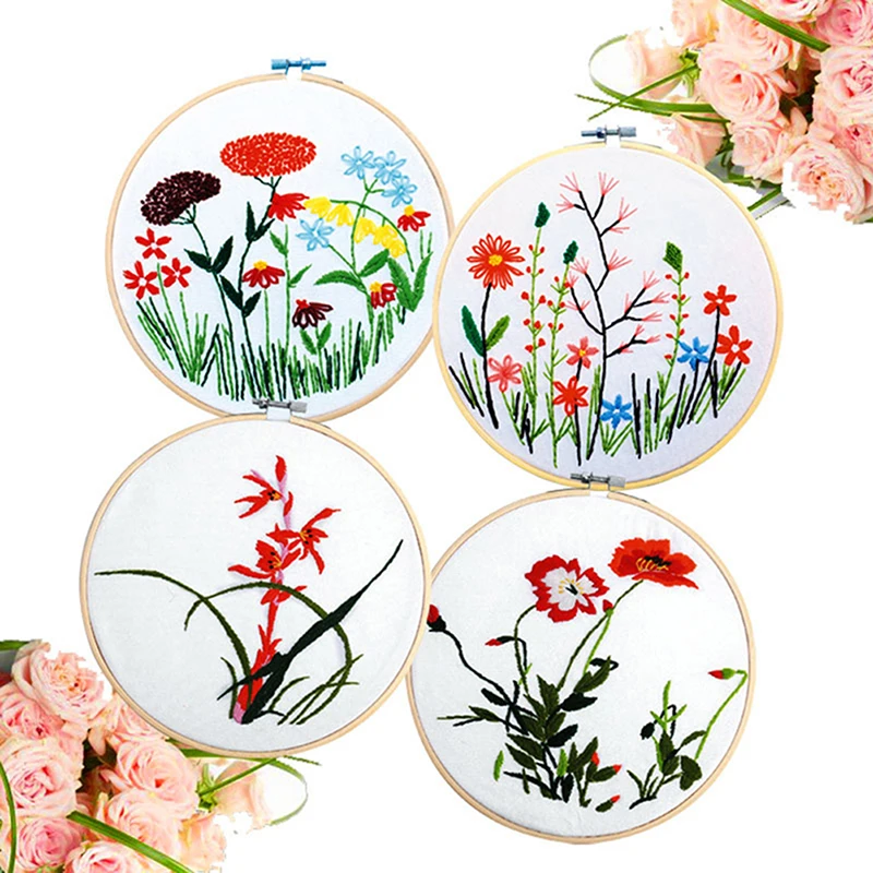 36/40cm DIY Handmade bamboo tampons Bamboo Frame Embroidery Hoop Ring Cross Stitch Machine Round Loop circle bandage | Дом и сад