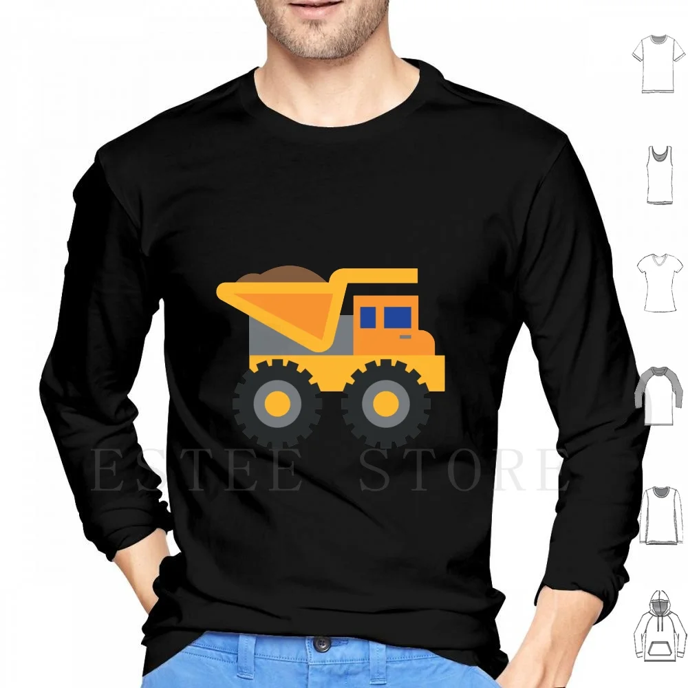 Felpe Con Cappuccio Per Autocarro Con Cassone Ribaltabile Giallo A Maniche Lunghe Per La Costruzione Di Camion Con Cassone Ribaltabile Per Autocarro C