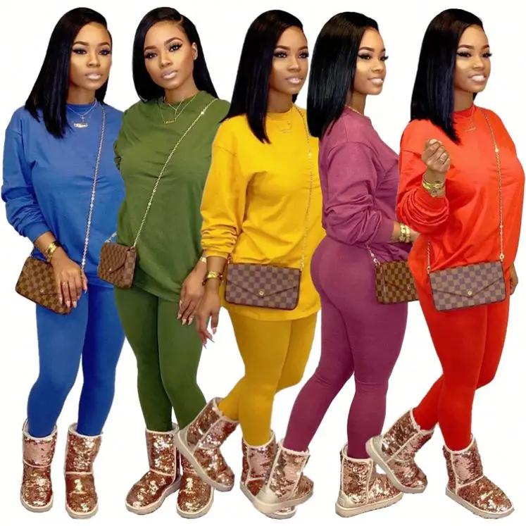 2020 2 piece set women clothing MOQ 1PC two piece set women clothing New women clothing two piece sets