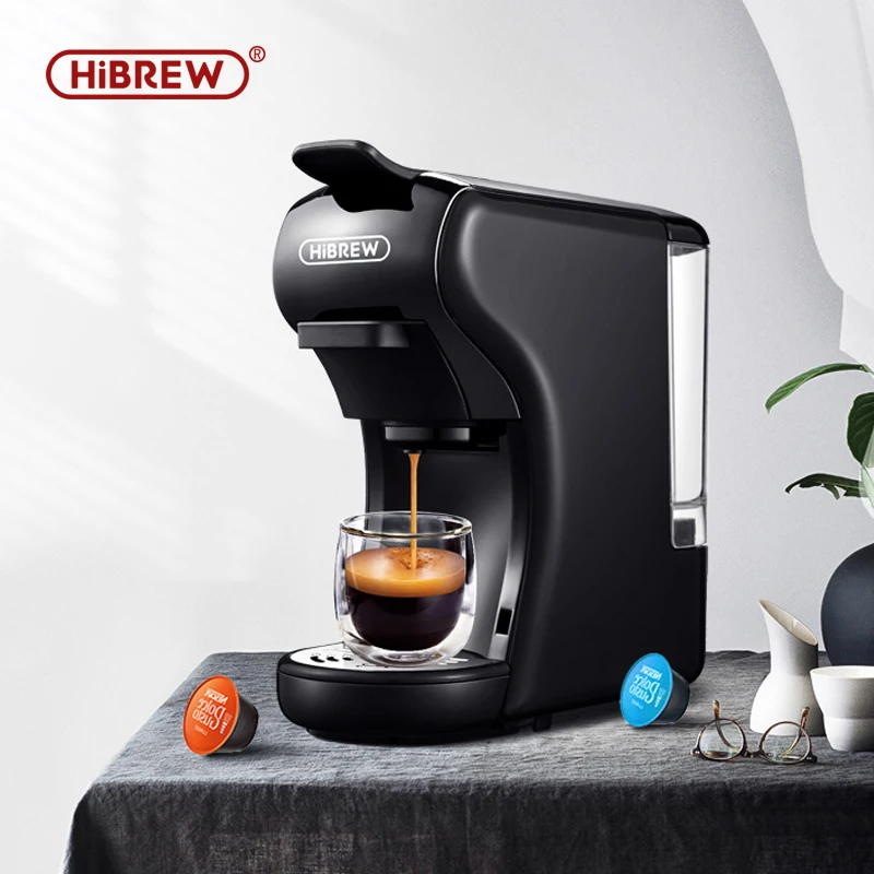 HiBREW 19 bar 3 w 1 i 4 w 1 ekspres do kawy z wieloma kapsułkami, ekspres do kawy pod Dolce gusto nespresso w proszku H1