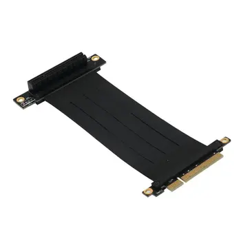 

20cm High Speed PC PCI Express 8X Riser Connector Cable Riser Card PCI-E 8X Flexible Cable Extension Port Adapter 270°