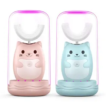 

360 Degrees Intelligent Automatic Sonic Electric Toothbrush U Type Kids Electric Tooth Brush USB Charging Tooth Whitening