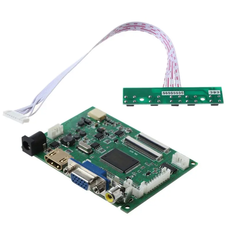1 комплект HDMI VGA 2AV 40/50Pin ПК плата контроллера для Raspberry PI 3 EJ101IA-01G
