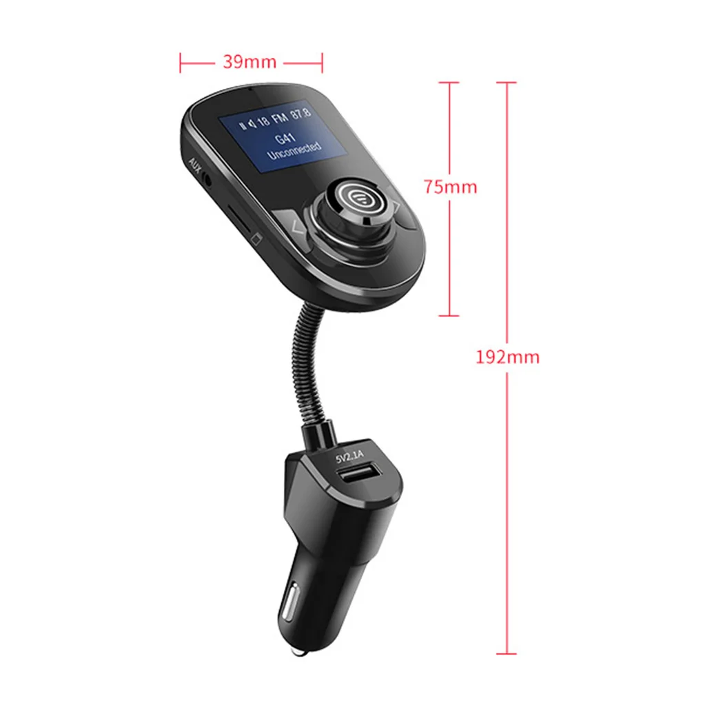 Bluetooth Handsfree автомобильный комплект беспроводной FM модулятор автомобильные грузовики MP3 плеер Aux/tf музыкальный проигрыватель usb зарядка