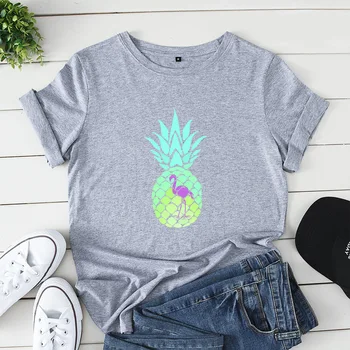 

2019 summer new T-shirt ladies casual comfortable T-shirt fashion exquisite short sleeve