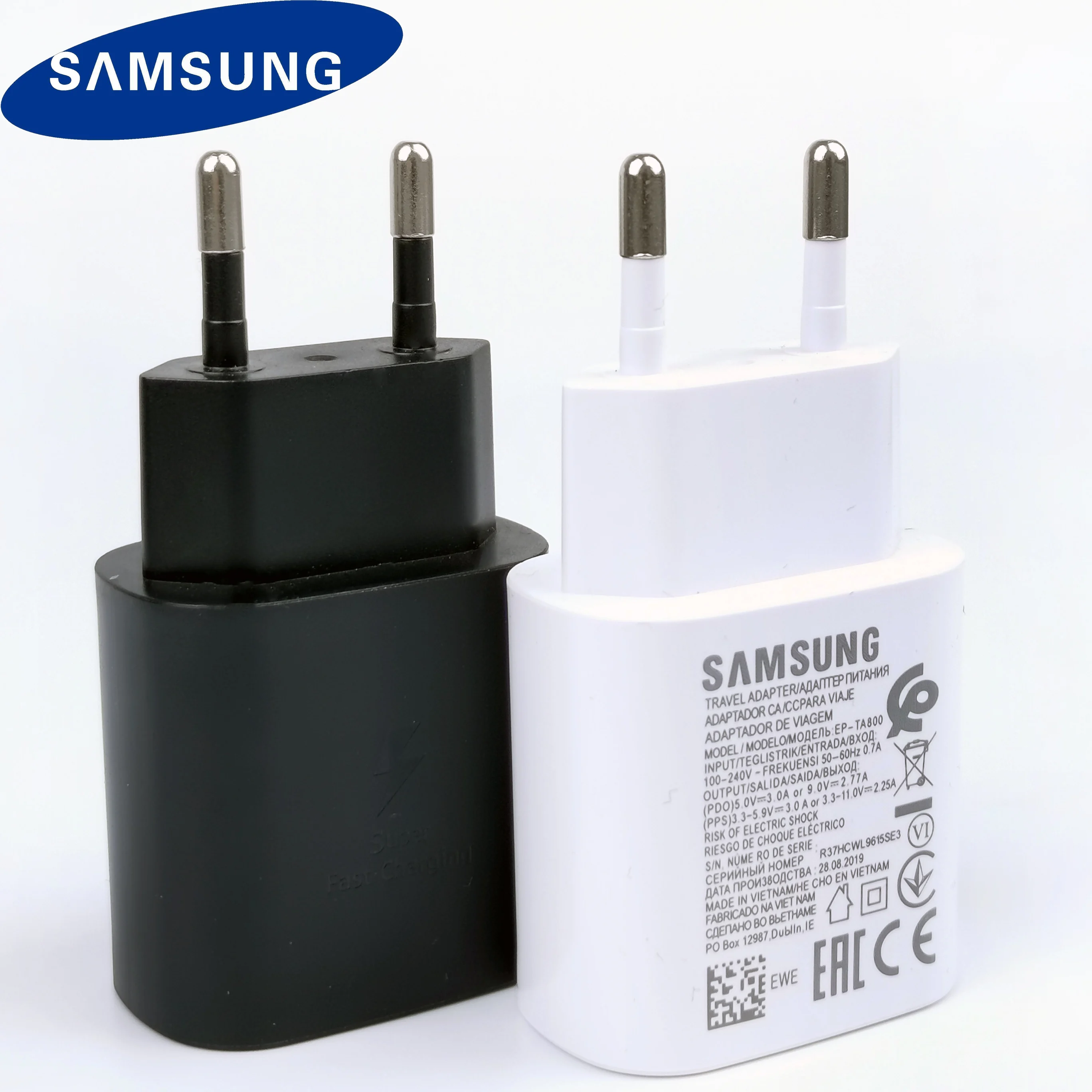 Быстрое зарядное устройство для samsung galaxy a71 25 Вт USB PD адаптер питания с