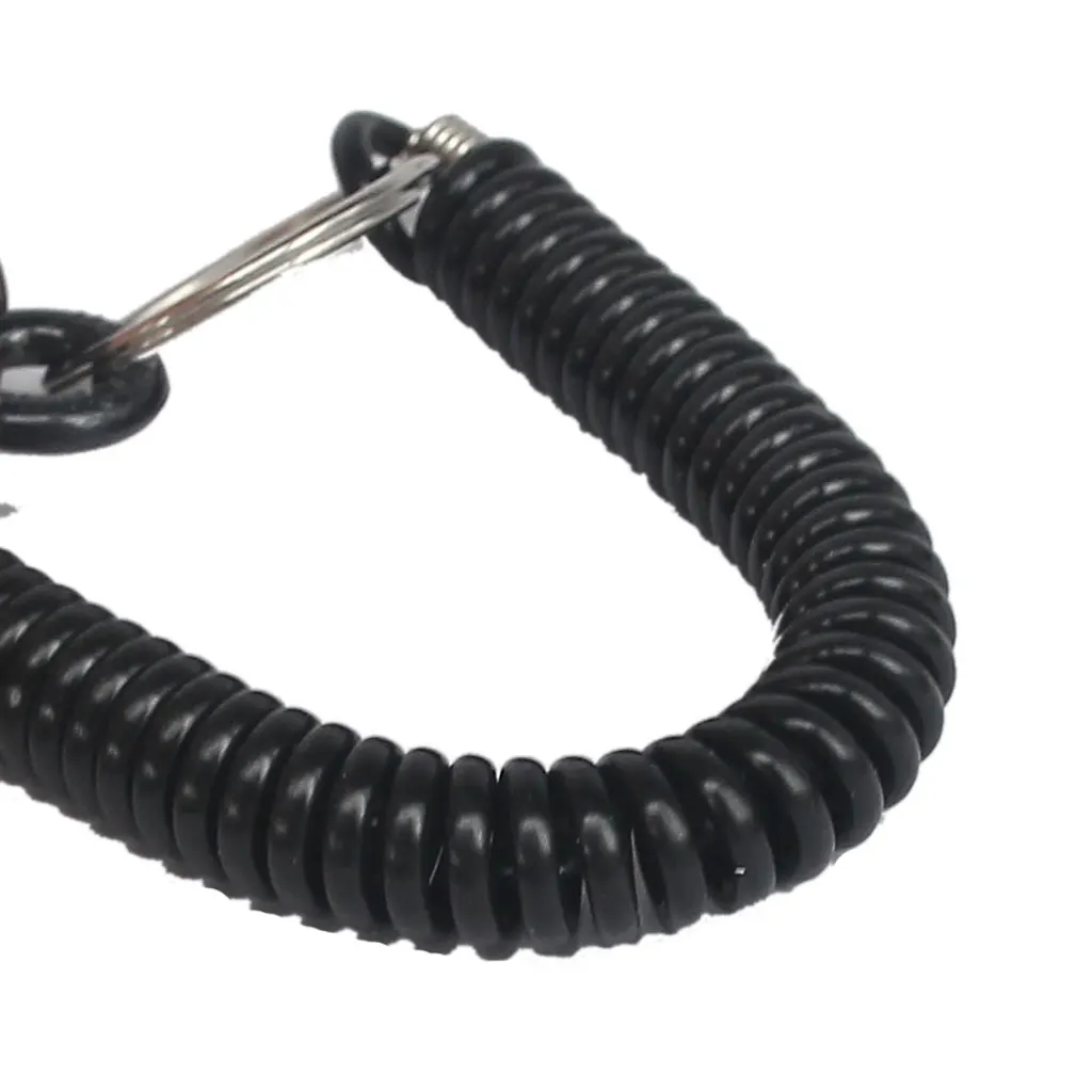 12 Mixed Spring Spiral Keyring Chain Strap Lobster Clasp Key Rings Belt Clip