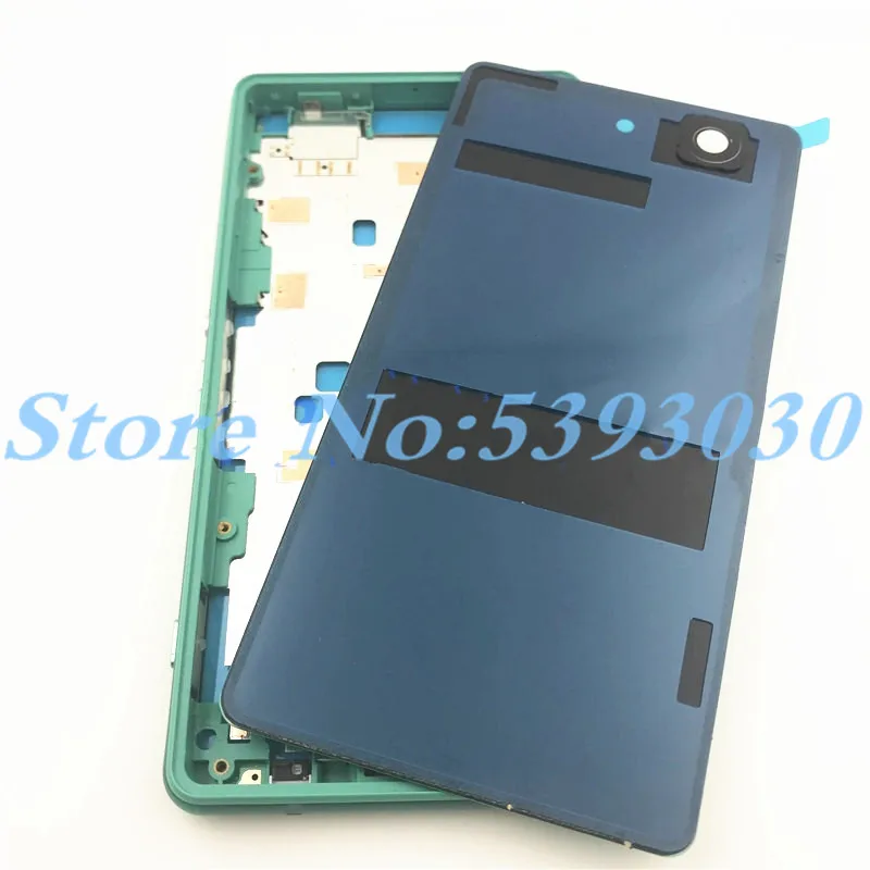 Чехол с полным корпусом для sony Xperia Z3 Compact Z3 Mini D5803 D5833, рамка с ЖК-панелью, средняя рамка, крышка на батарейку