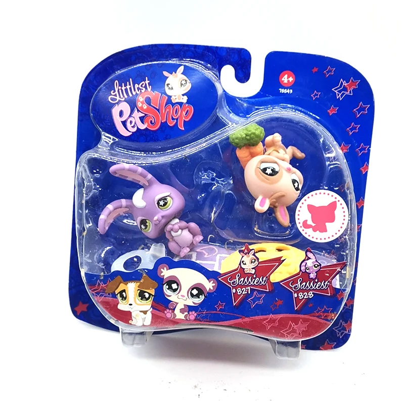 Милая кукла маленькие животные лиса модель игрушек мини кошка собака старый