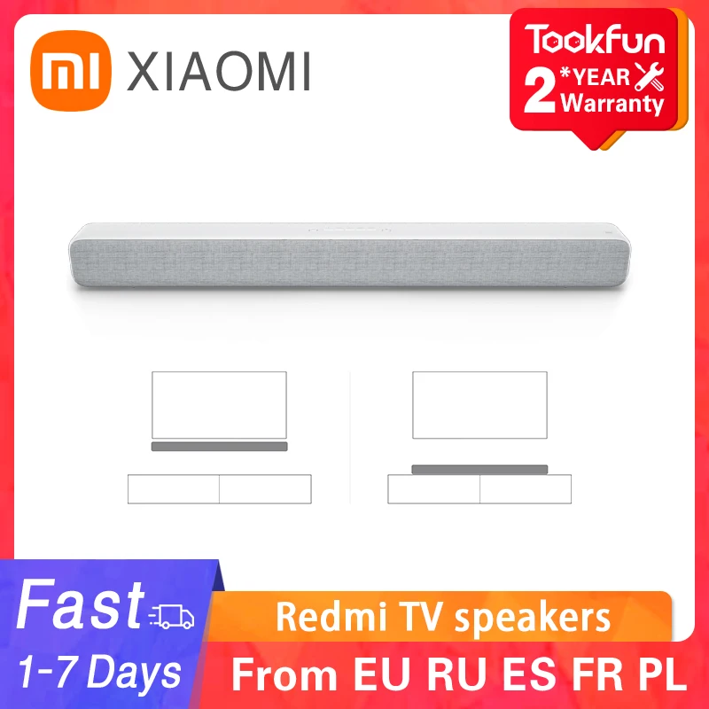 Оригинальная ТВ-Колонка Xiaomi Mi Bluetooth Портативная колонка Беспроводная с 8