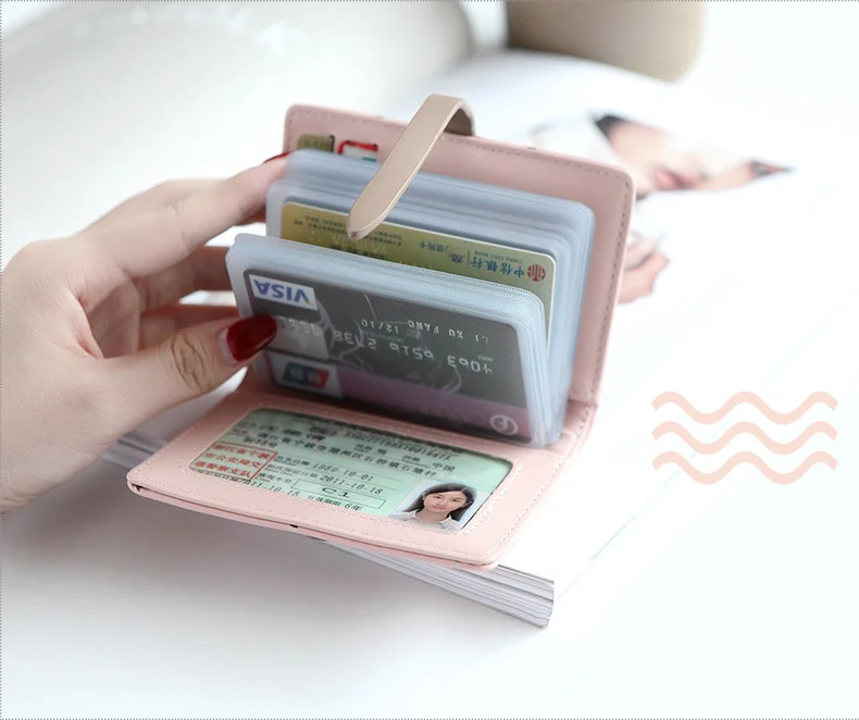 Новой кредитной карты держатель Porte Carte свежий из искусственной кожи Id держатель для карт Для женщин Carte Bancaire водитель-Защитник прав бумажник