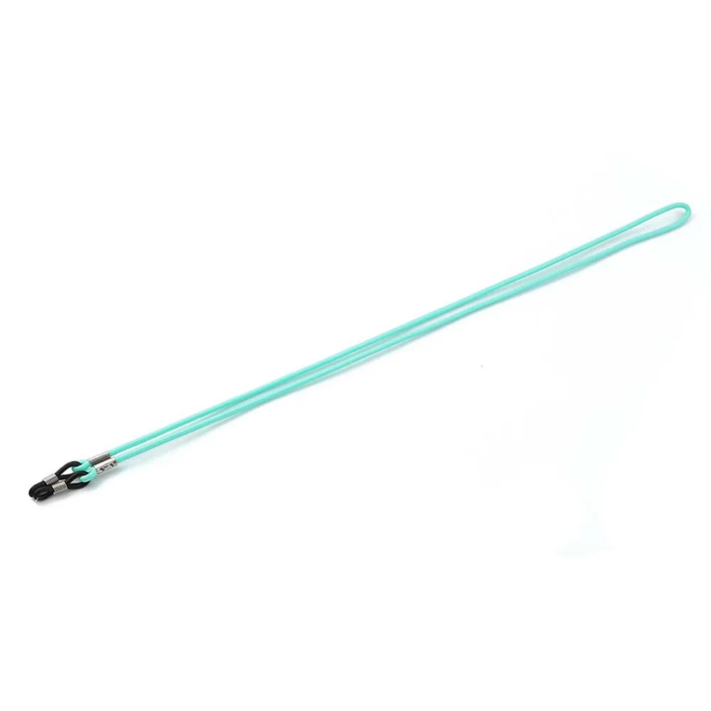 light green 1 шт., яркие цвета, эластичные силиконовые ремни для очков, цепочка для солнцезащитных очков, противоскользящие веревки для очков - Цвет: light green