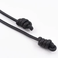 Custom sheepskin knot waist rope fashion leather round rope thin belt women's small belt waist closing decorative waist chain - Image 2