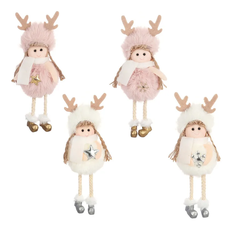 1 шт. Новогодняя подвесная Кукла рождественские предметы Угловые снежинки