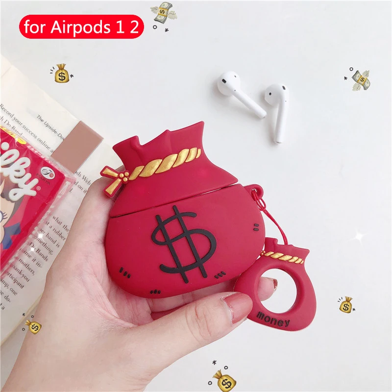 240 Для Apple Airpods чехол силиконовые милые аксессуары для мультяшных Airpods 2 Наушники коробка Беспроводная bluetooth-гарнитура защитный чехол - Цвет: 240