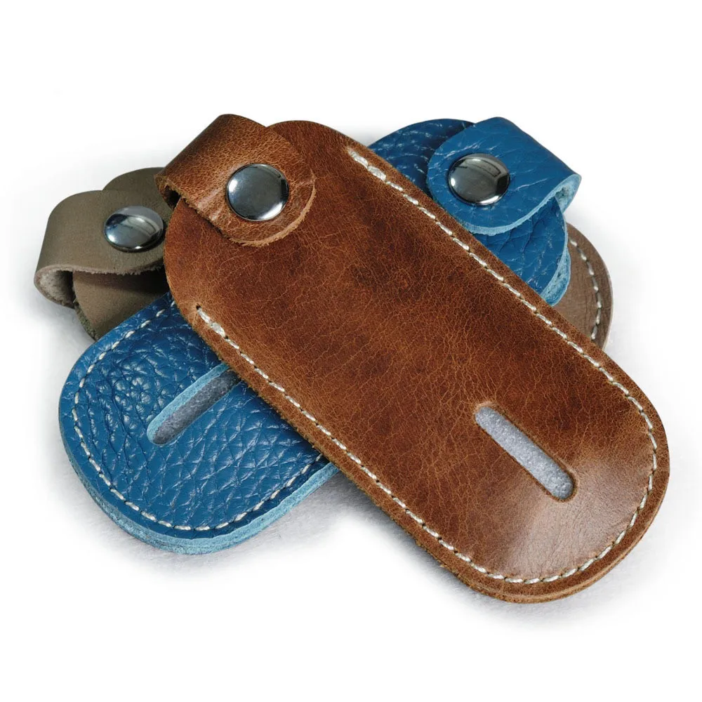 100% натуральный кожаный кошелек для ключей деловой мужской чехол от двери