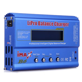 

Aluminium Alloy Shell Imax B6 80W 6A Professional Rapid Lipro Balance Charger/Discharger For LiPo/Li-ion/Life/NiMH/NiCd Battery