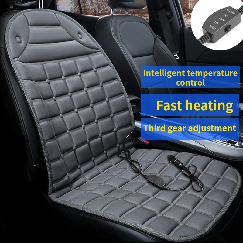 12V 42W Rear Back Heated Heating Seat Cushion Cover Pad Winter Car Auto Warmer Heater Automotive Accessories car styling - Название цвета: 1PC F Front seat