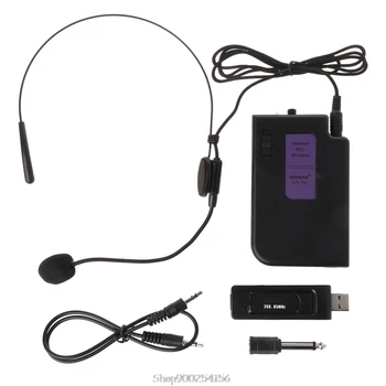

Wireless Headset Microphone with USB 3.5mm 6.35mm Receiver for Conference Teaching Speech Loudspeaker Megaphone O15 20 Dropship