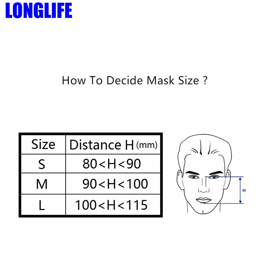 Полнолицевая маска LONGLIFE CPAP F1B Auto для предотвращения храпа и сна универсальная