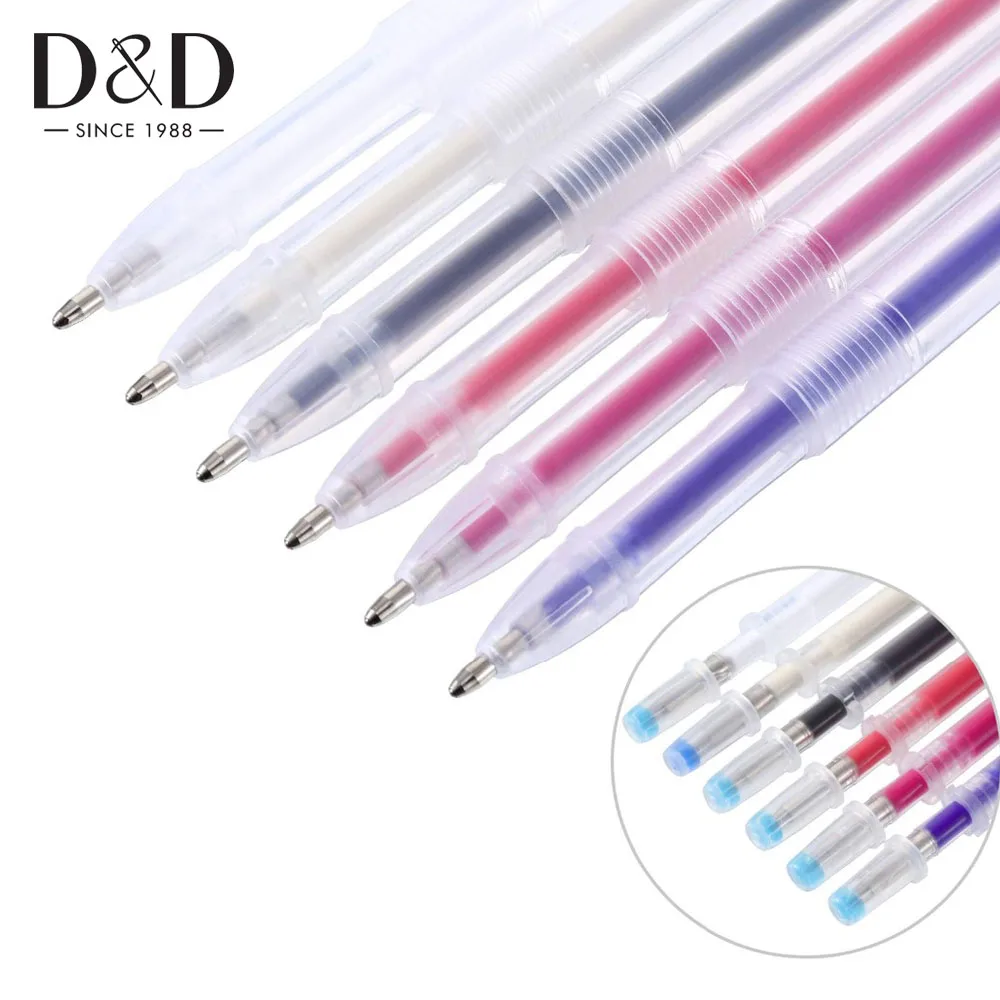 4-Pack Heat Erase Pens for Fabric with 8 Free Refills for Quilting Sewing