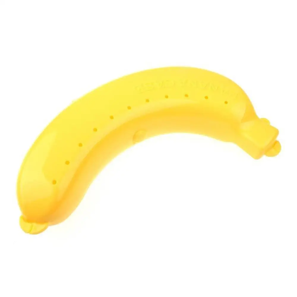 yellow Портативный защитный футляр для банана, держатель для фруктов, универсальный чехол для банана, контейнер для ланча, коробка для хранения для детей - Цвет: yellow