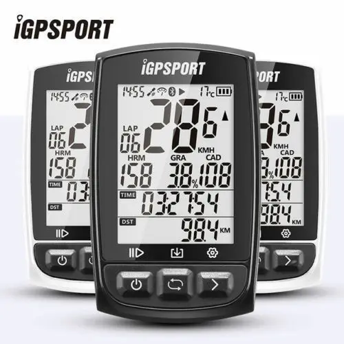 I gps порт велосипед gps Велоспорт компьютер одометр Ant+ Водонепроницаемый IPX7 IGS50E